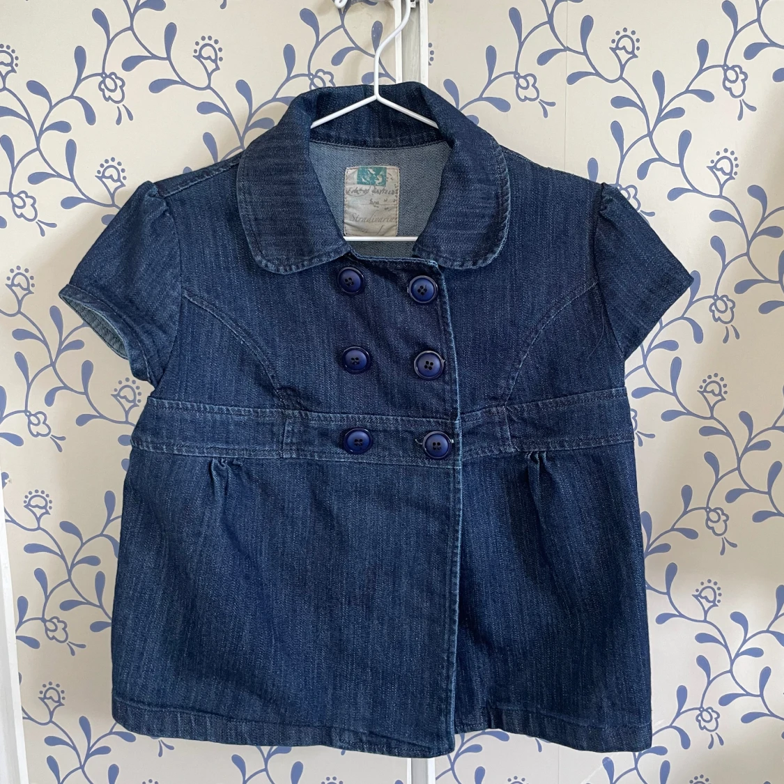 kortärmad jeansjacka 