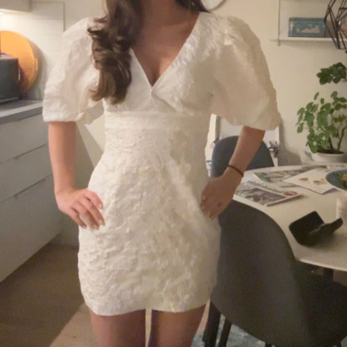 Vit klänning - 90