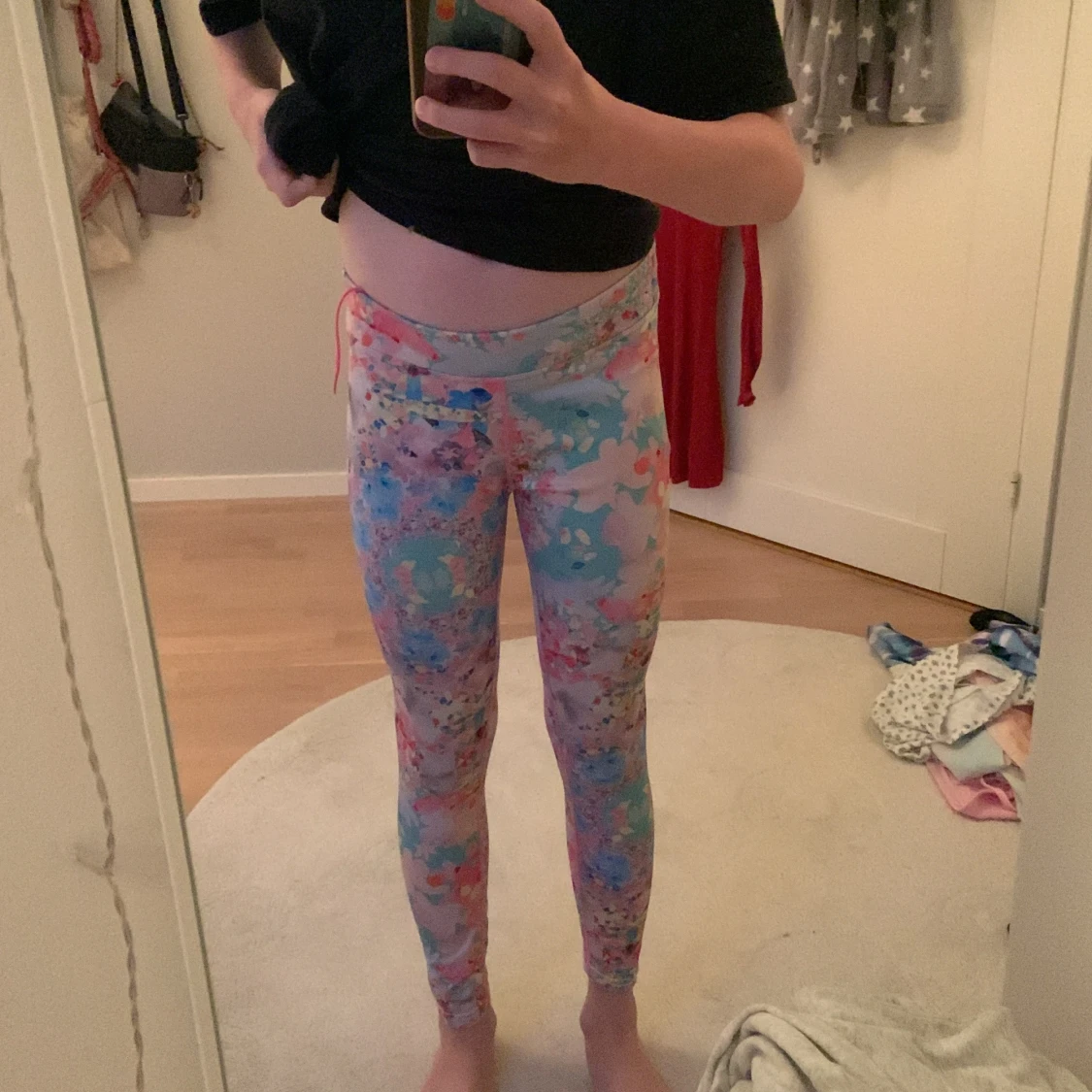 Färgglada träningstights  - 91