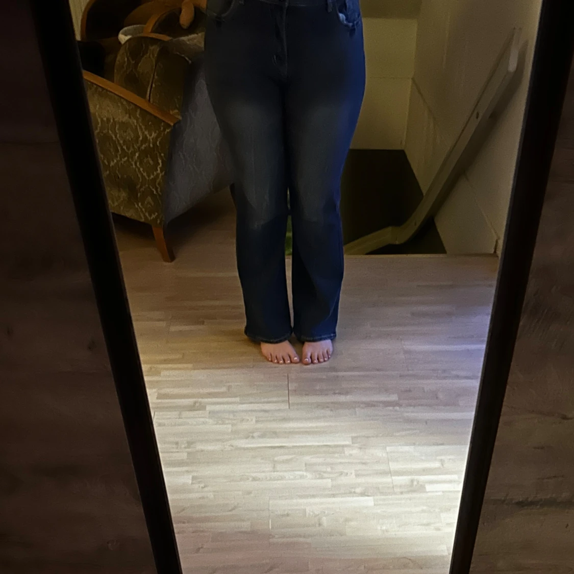 00s bootcut jeans, midwaist - 90