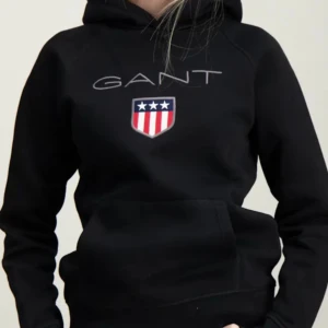 Gant hoodie - Gant hoodie storlek 13-14 år skulle säga att den sitter som en xs.  Inga defekter 💕 Obs: Lånade bilder💕 