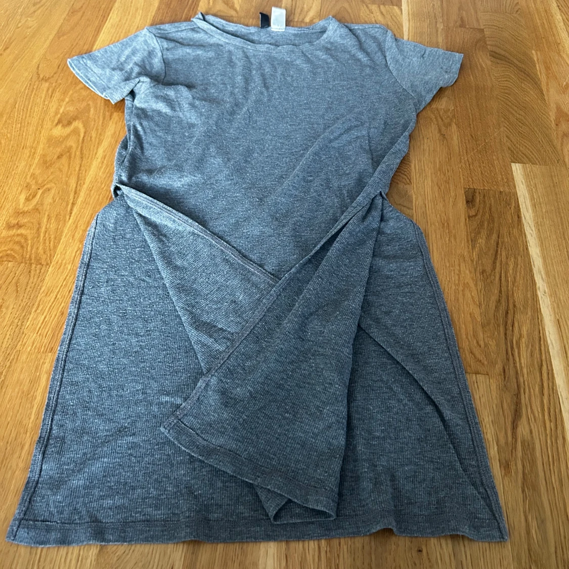 Lång t shirt med slit - 91