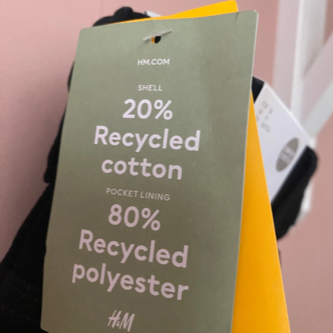 Oanvända svart jeans - 92