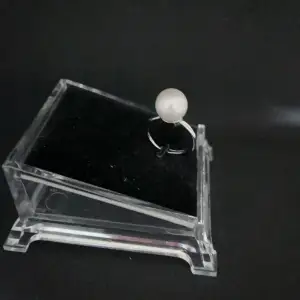 Natural freshwater pearls  Never worn 925 silver ring setting