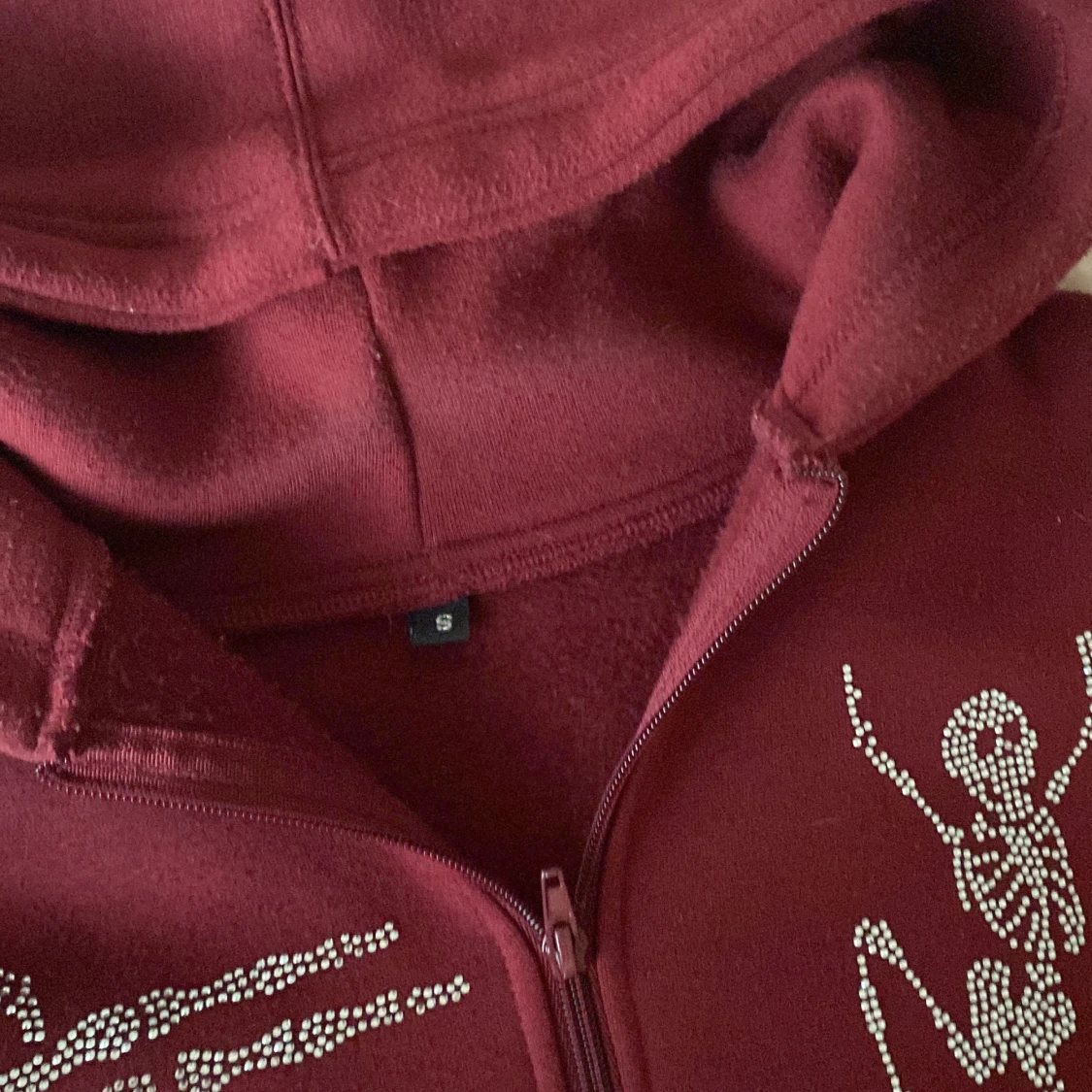 Rhinestone hoodie - 92