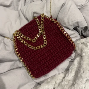 Väska - Egen virkad väska