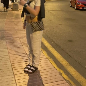 Beiga linnebyxor - Jättefina linnebyxor, inga tecken på användning 🩷