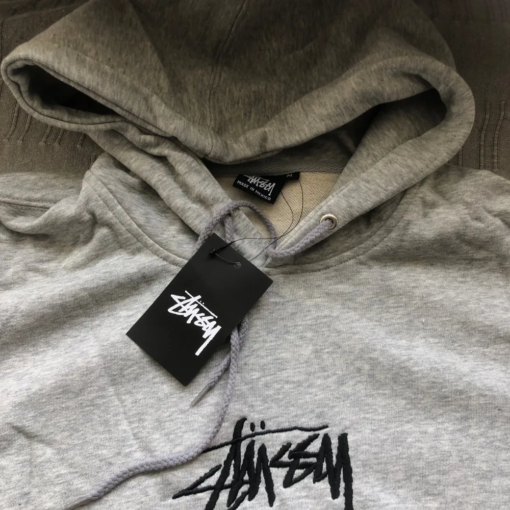 Stussy Hoodie Gra Hoodies