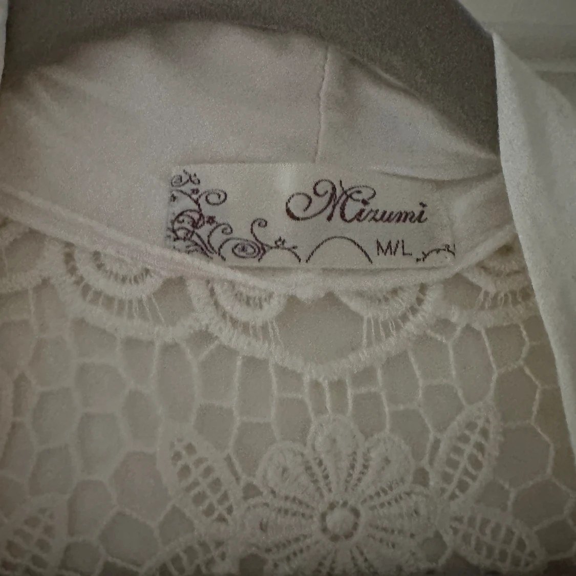 Söt vit tröja  - 90