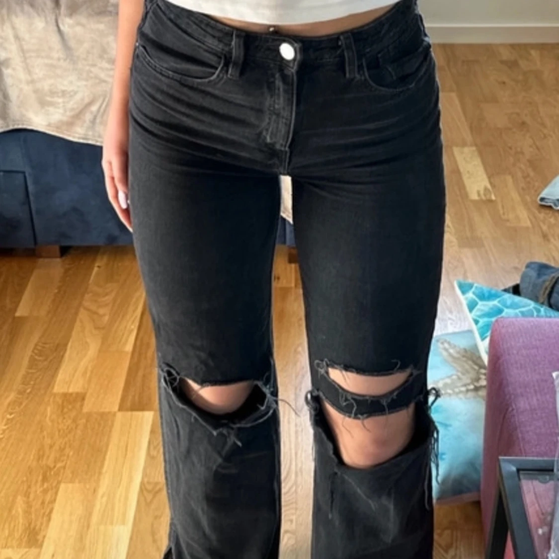 Svarta jeans 
