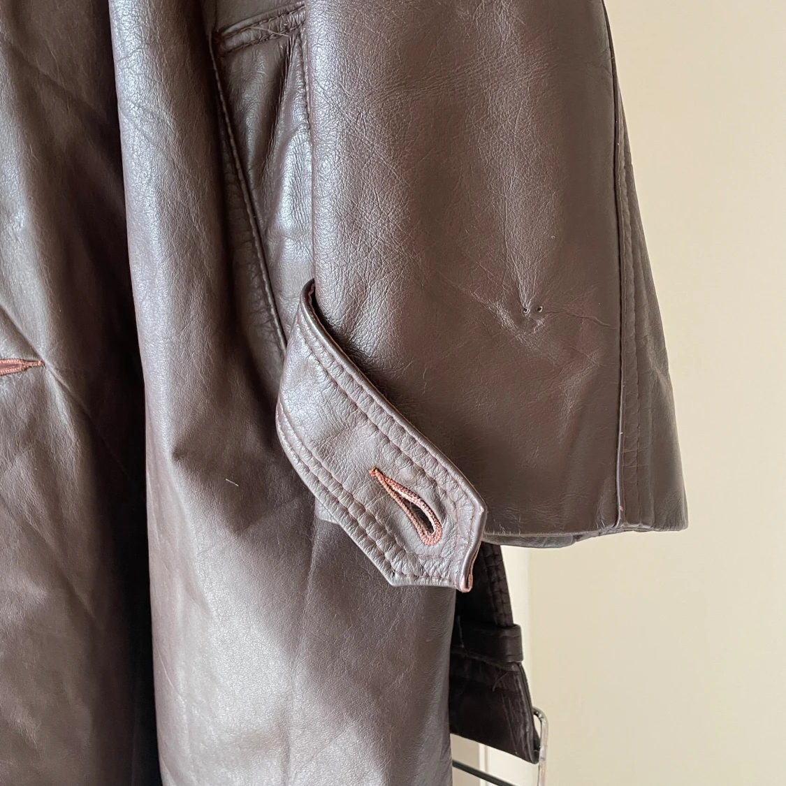 Lädertrenchcoat - 93