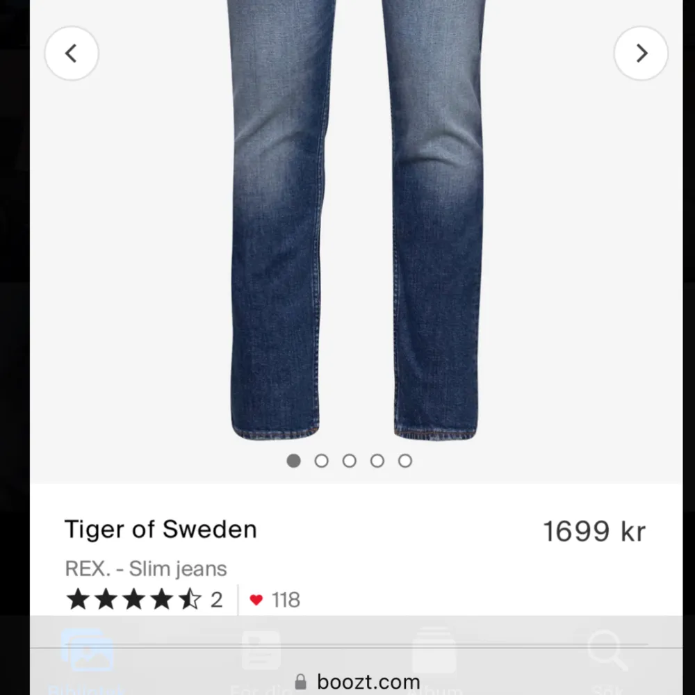 Äkta Tiger of Sweden jeans. Verkligen jättefina och helt oanvända + lappen på och allt. Hade köpt de igår men returrätt gällde ej 💗. Jeans & Byxor.