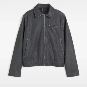 Grå skinnjacka  - Grå skinnjacka storlek Xs. Helt slutsåld 