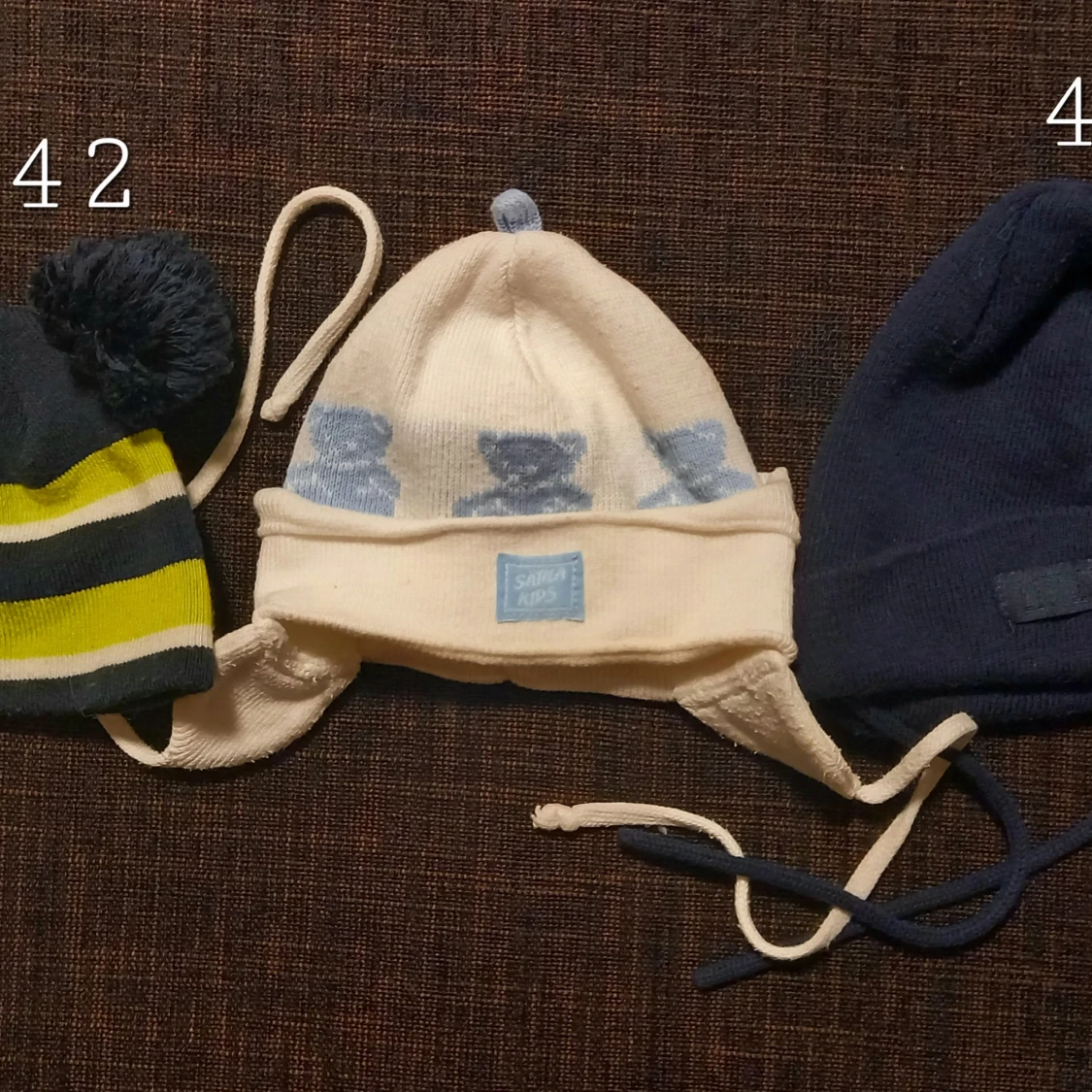 Vit vintermössa strl. 42 - 93