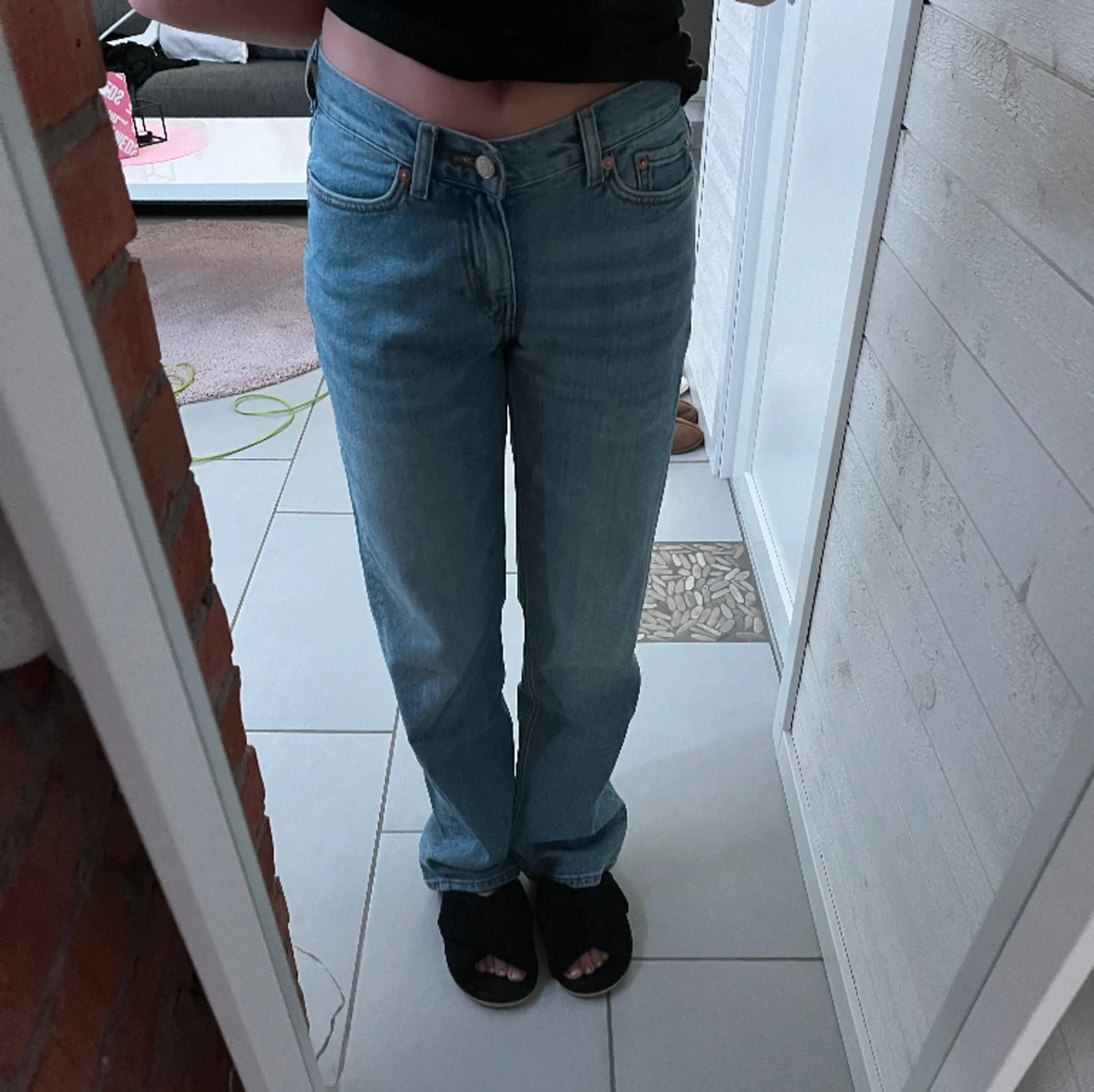 Lågmidjade jeans