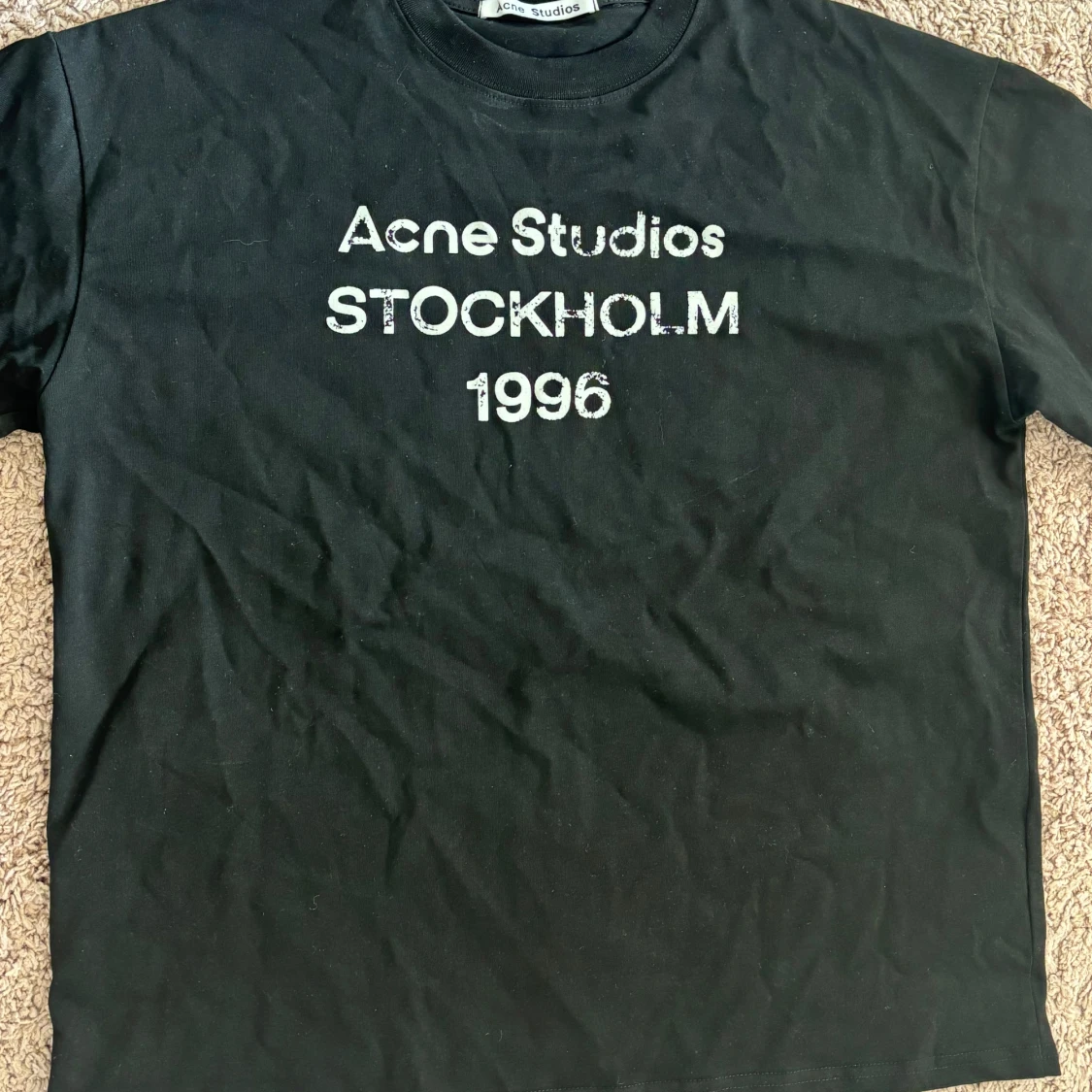 Svart Acne Studios t-shirt M