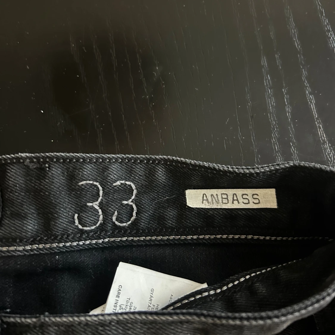 Replay Anbass svarta jeans, storlek 33 - 2