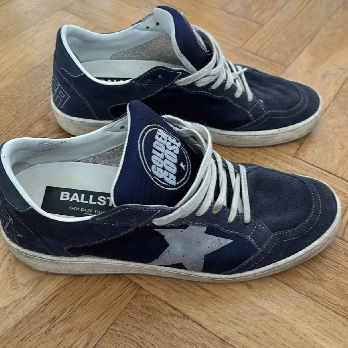 Golden Goose Ballstar sneakers marinblå
