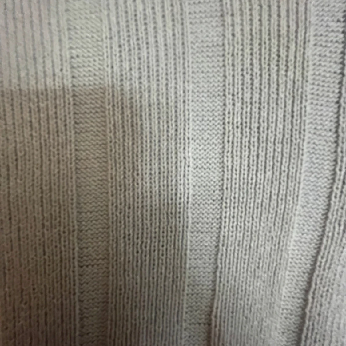 Beige ribbad långklänning H&M XS - 3