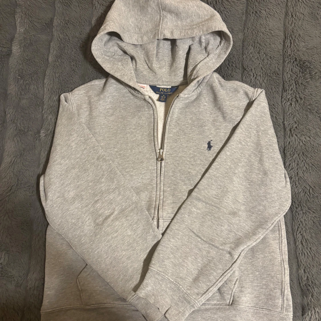 Grå hoodie från Polo Ralph Lauren