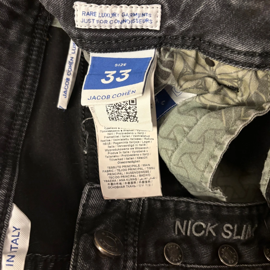 Jacob Cohën Nick Slim svarta jeans - 2