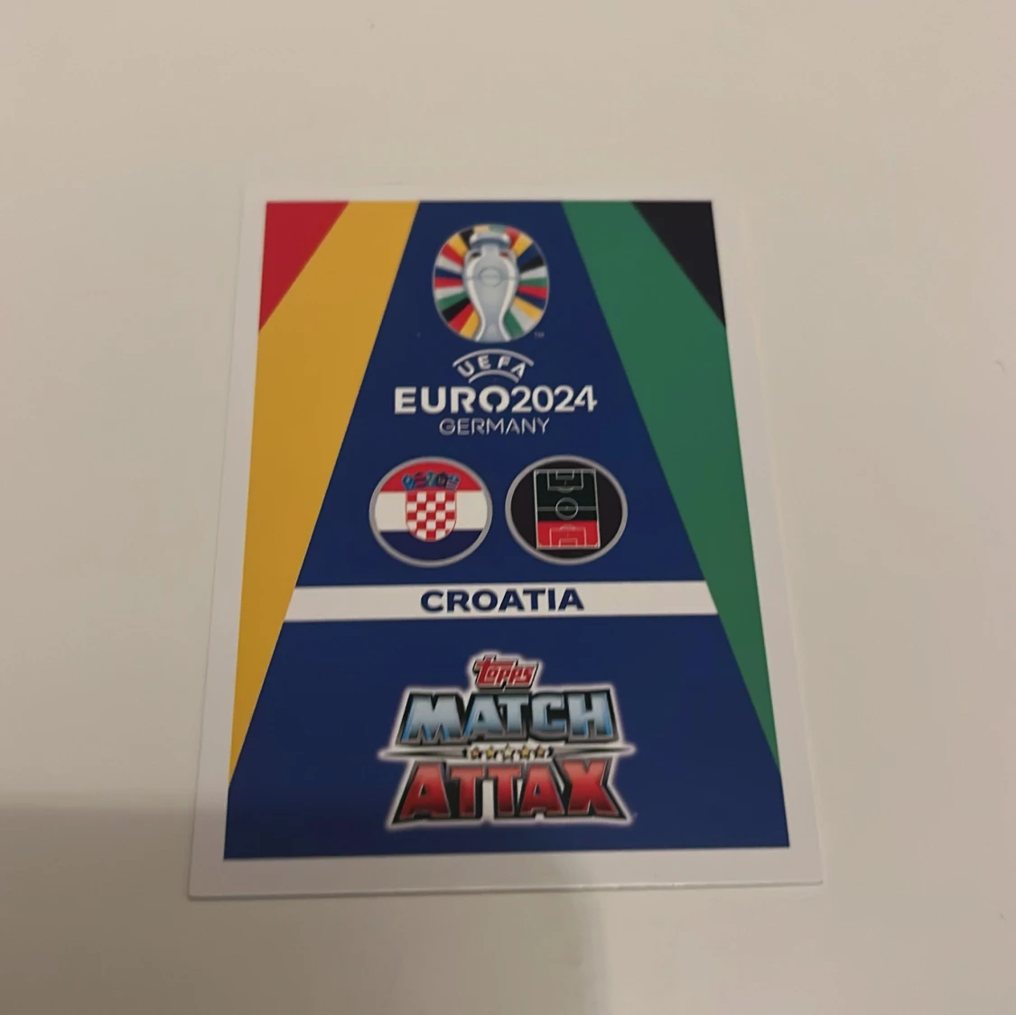 Kroatien fotbollskort EM 2024 - 1