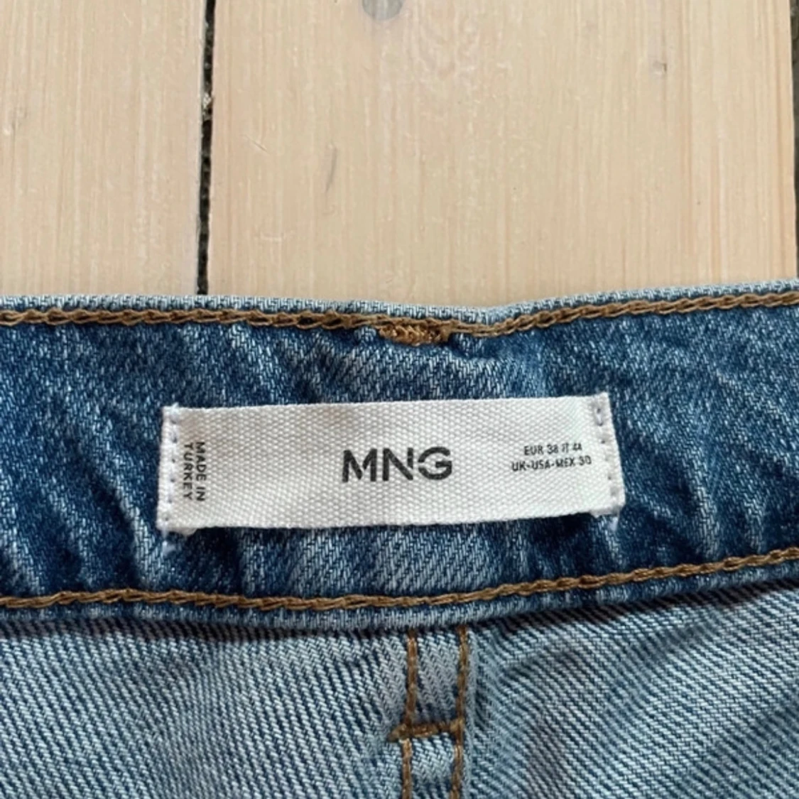 Blå jeansbyxor från MNG regular fit - 2