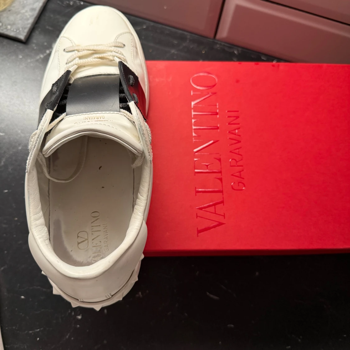 Valentino Garavani Open sneakers vit/svart - 1