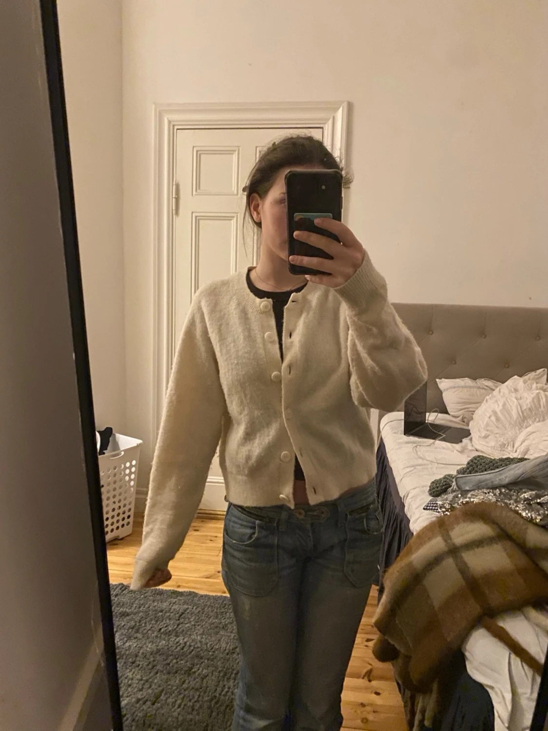 Beige kofta från & Other Stories - 1