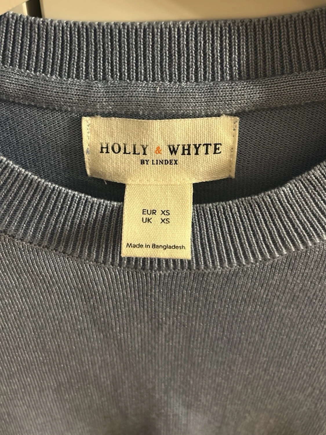 Ljusblå stickad tröja Holly & Whyte XS - 3