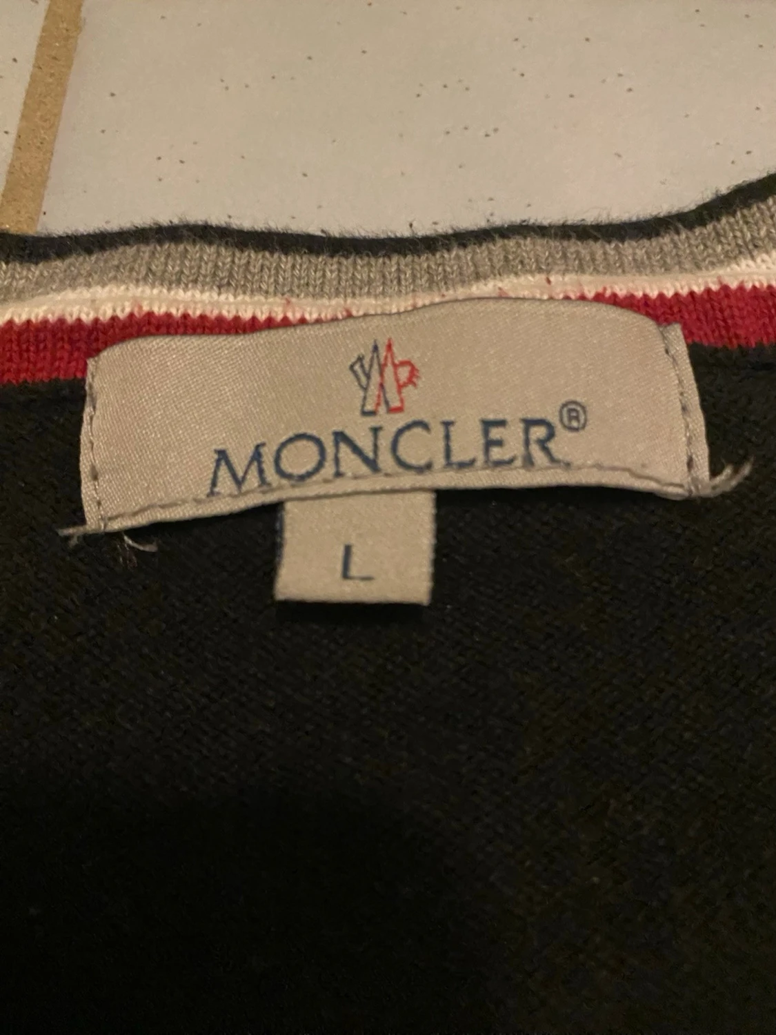 Svart Moncler tröja L - 3