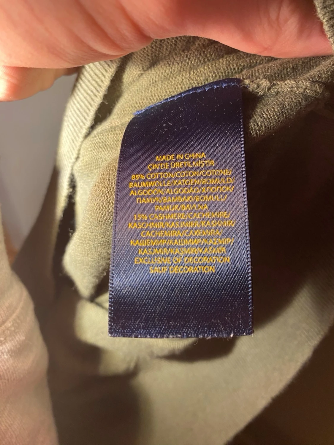 Olivgrön tröja Ralph Lauren - 6