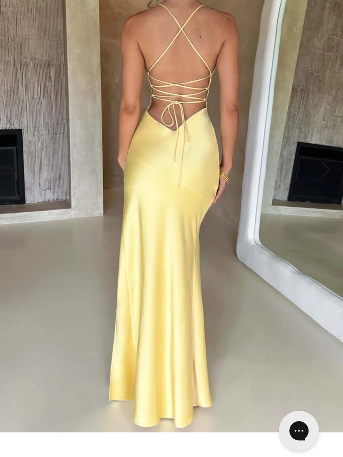 Gul balklänning  - 1