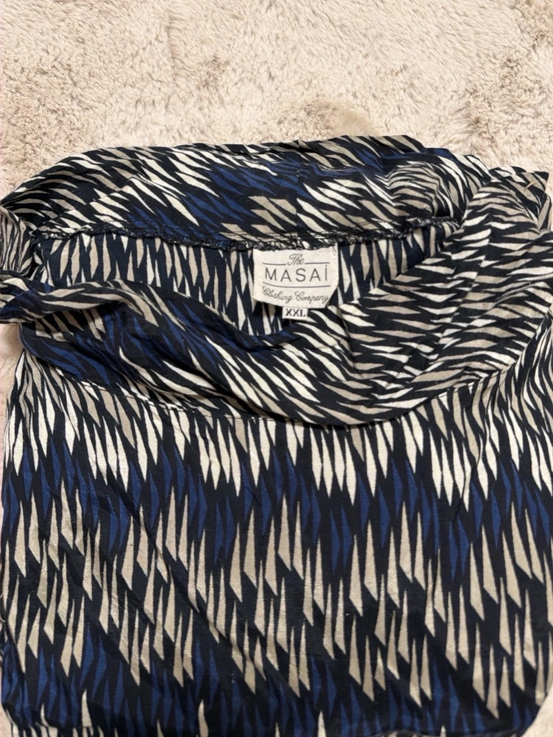Mönstrad klänning från Masai XXL