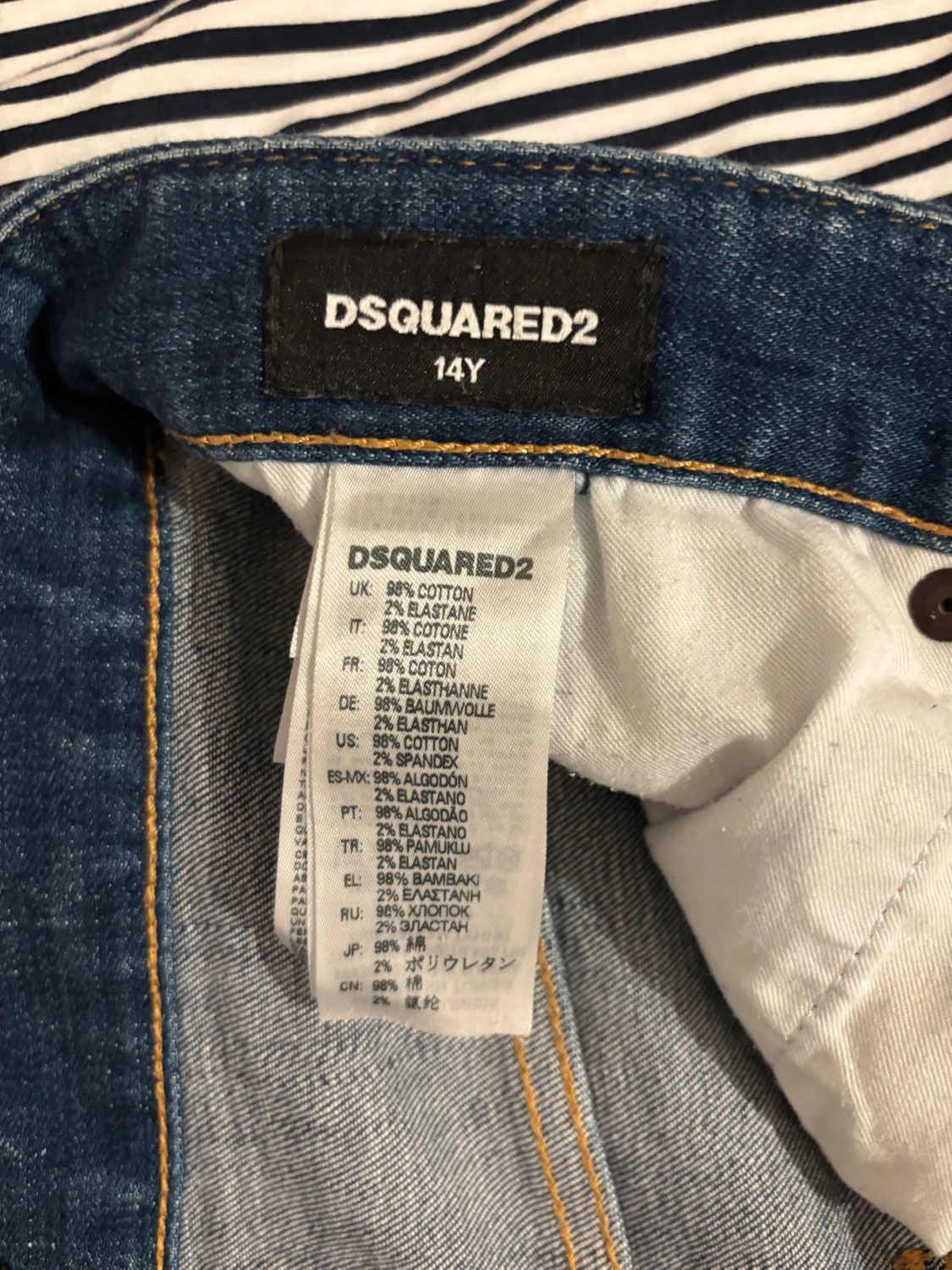 Blå jeans från Dsquared2, 14Y - 3