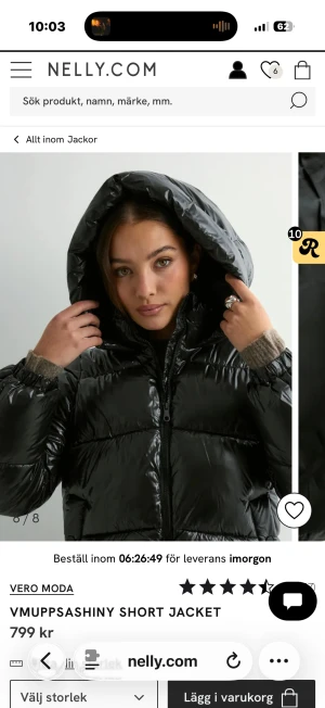 Varm pufferjacket  - detta är en tjock och varm vinterjacka ifrån nelly. den är ny utan prislappen kvar. kontakta för mer bilder!💕