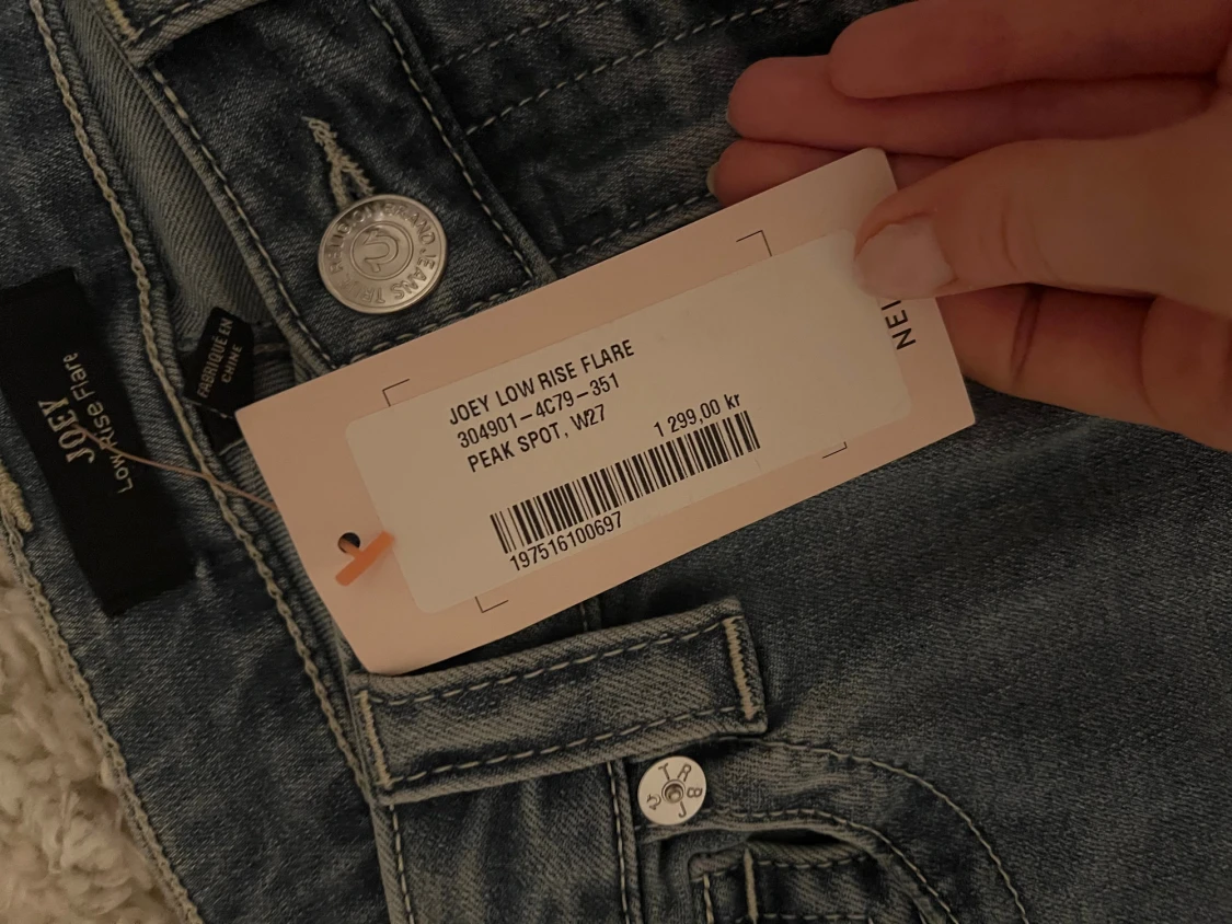 True Religion Joey Low Rise Flare Jeans - 1