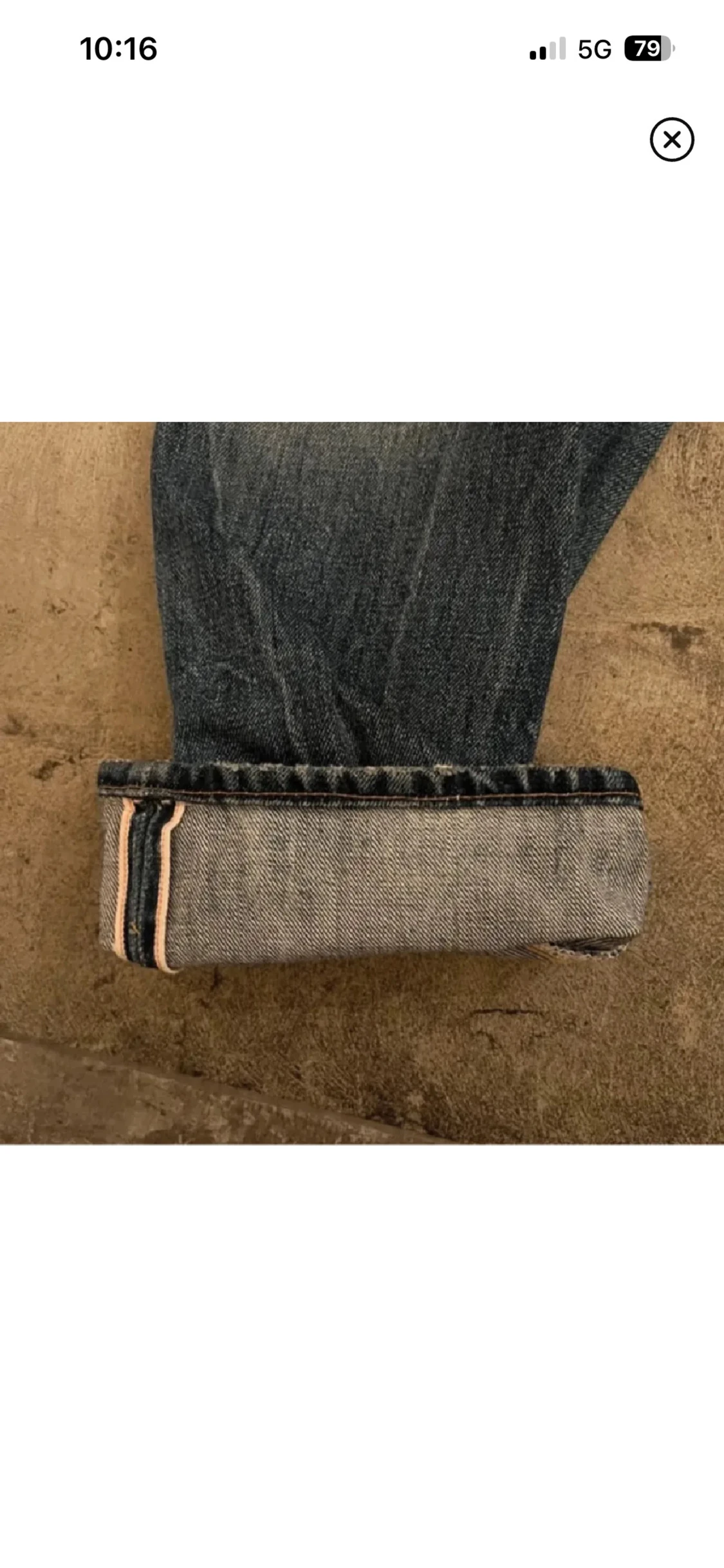 Vintage Levi's 501 blå jeans med rak passform - 3