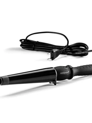 Svart locktång från CeraWand - En svart locktång från CeraWand med konformad stav och lång sladd. Har använt ett fåtal gånger, jättefint skick. 25-38 mm 