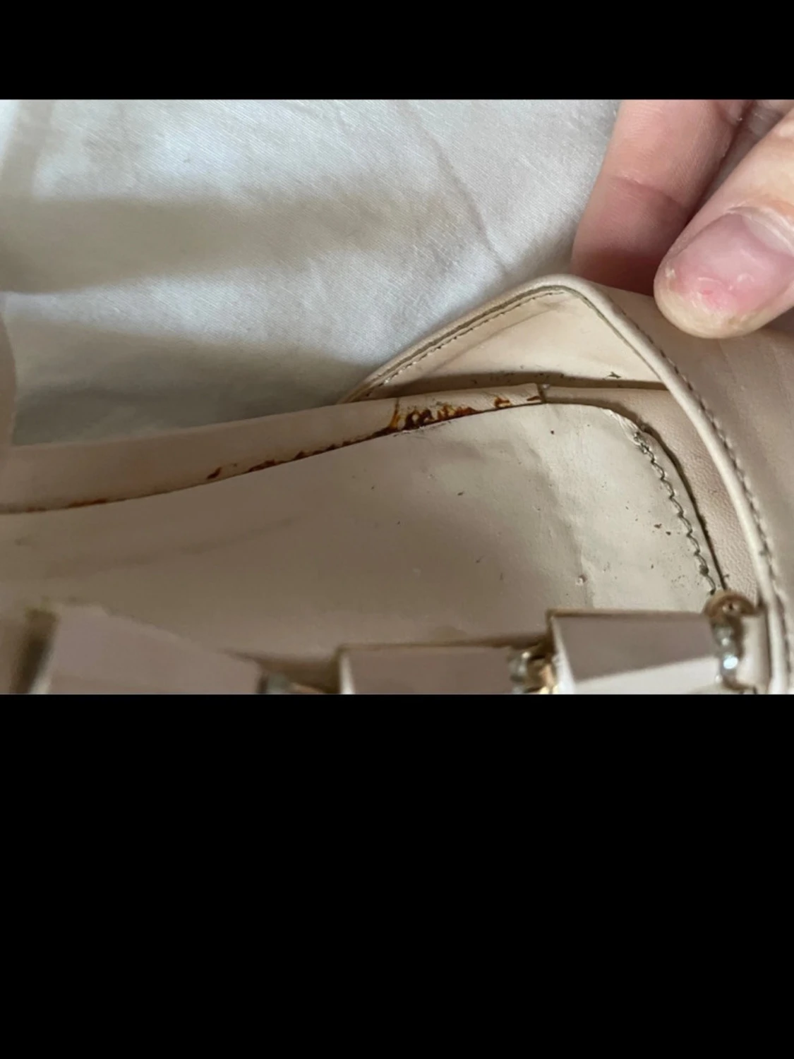 Beige sandaler med klack från Gibi - 2