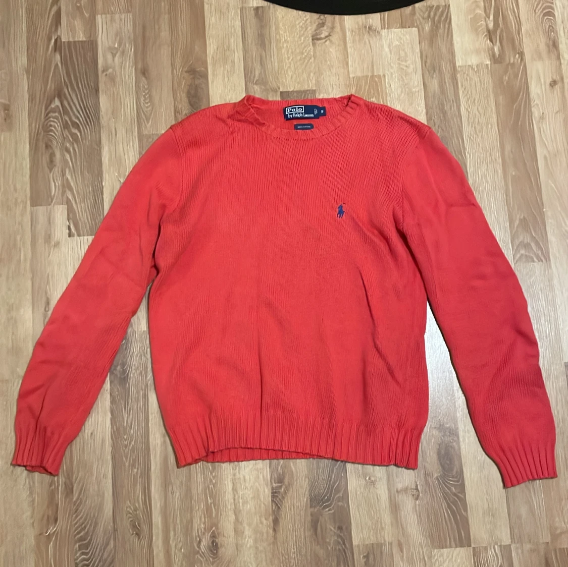 Röd stickad tröja från Polo Ralph Lauren