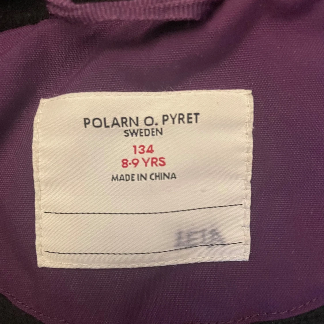 Lila vinterjacka Polarn O. Pyret 134 - 2