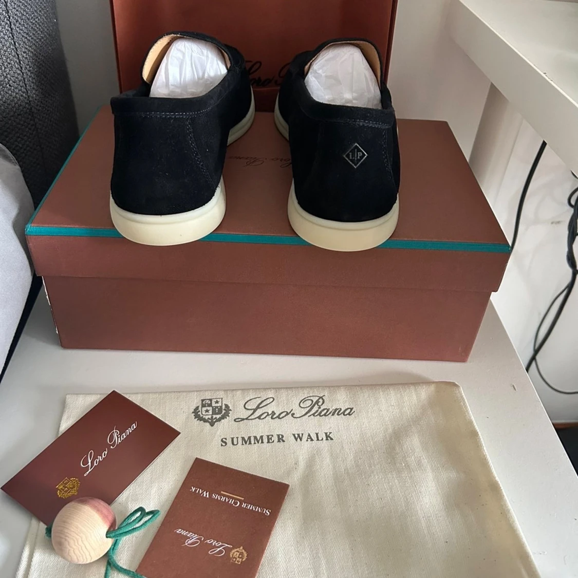 Svarta loafers från Loro Piana - 3