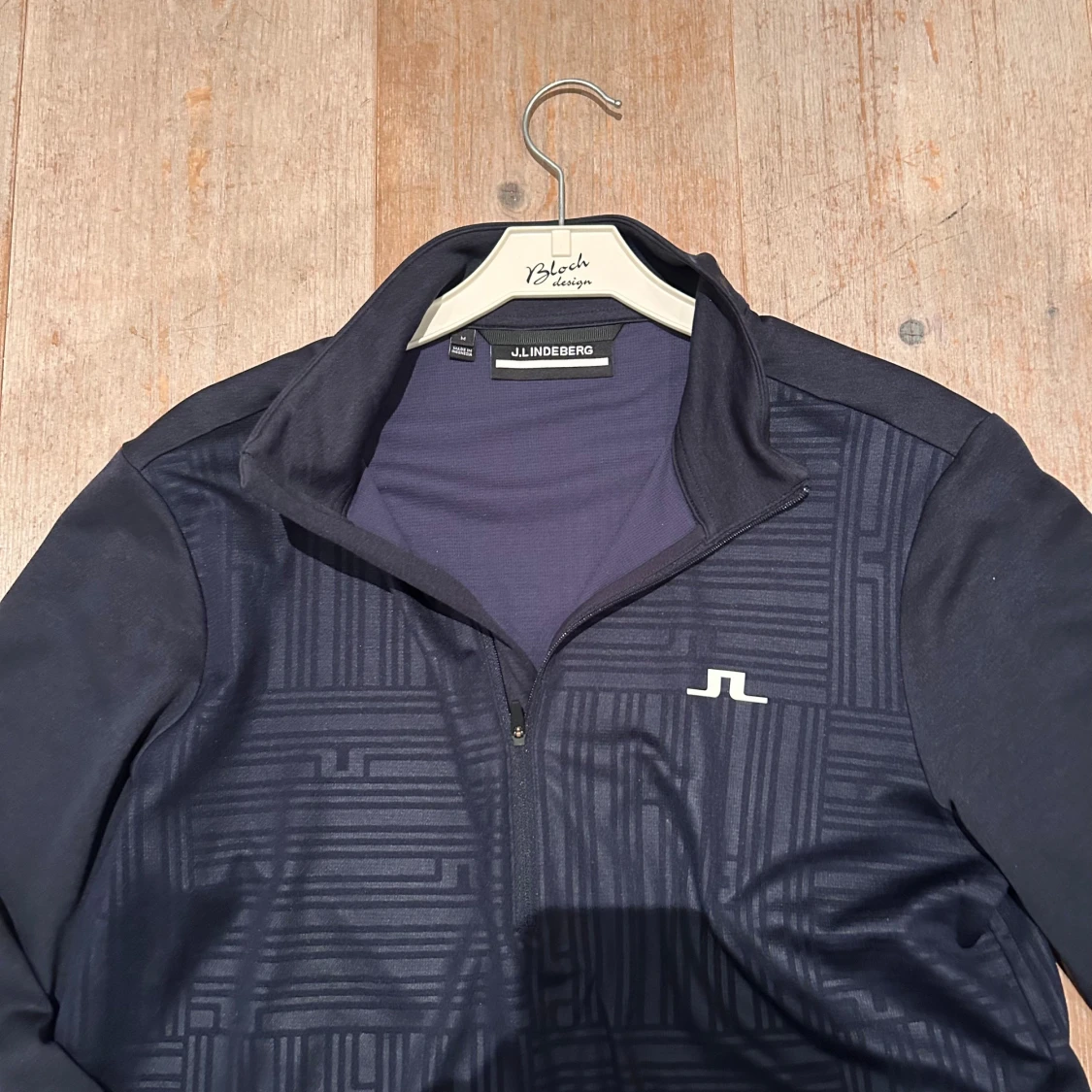 Blå half zip tröja från J.Lindeberg - 2
