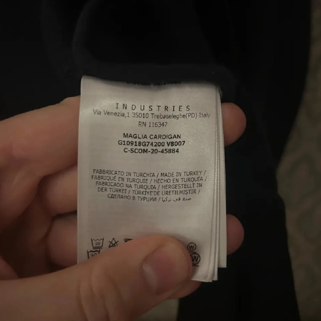 Svart Moncler hoodie med dragkedja - 2