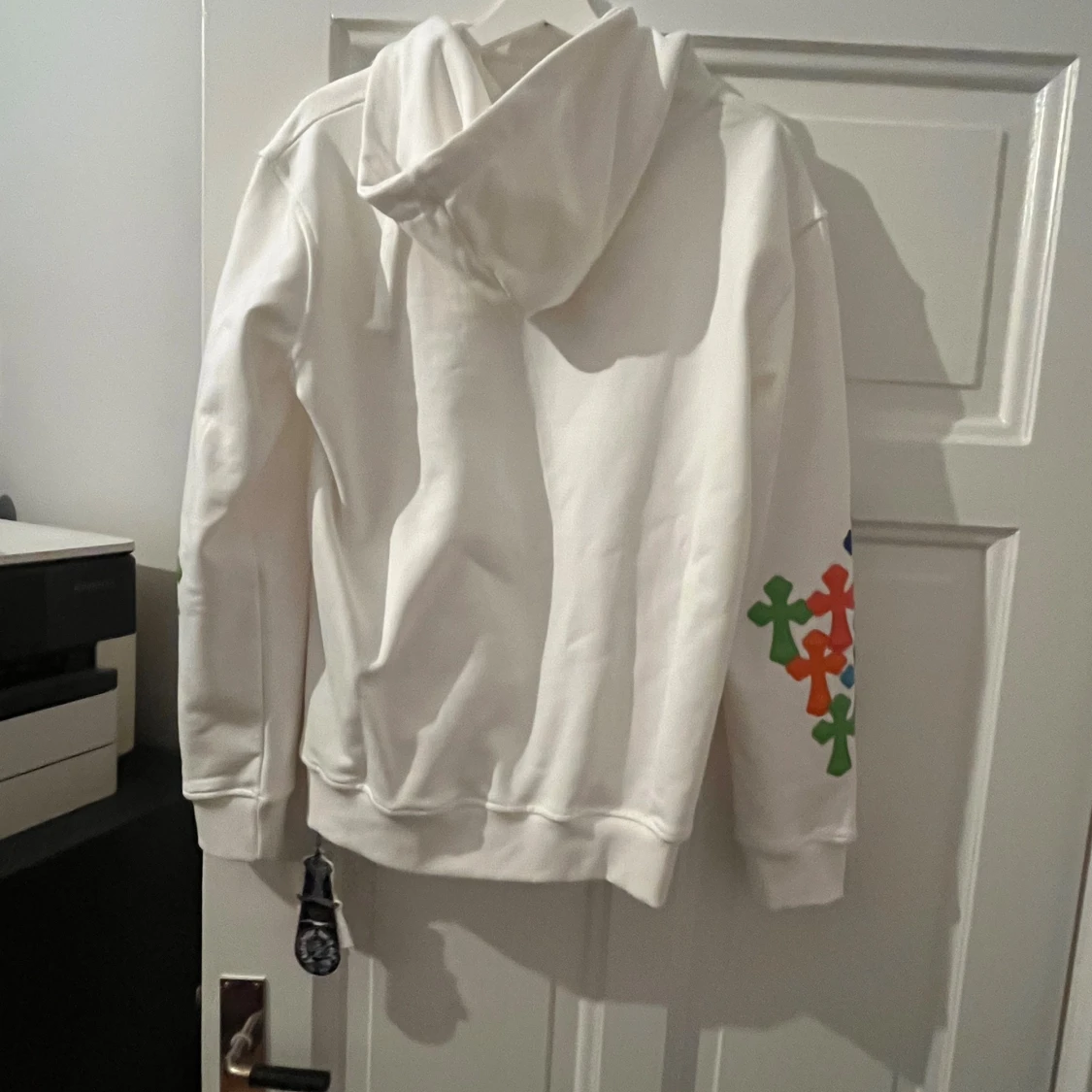 Vit hoodie Chrome Hearts  - 1