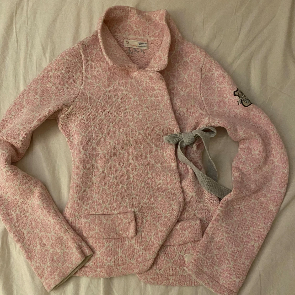 Rosa stickad cardigan jacka Odd Molly