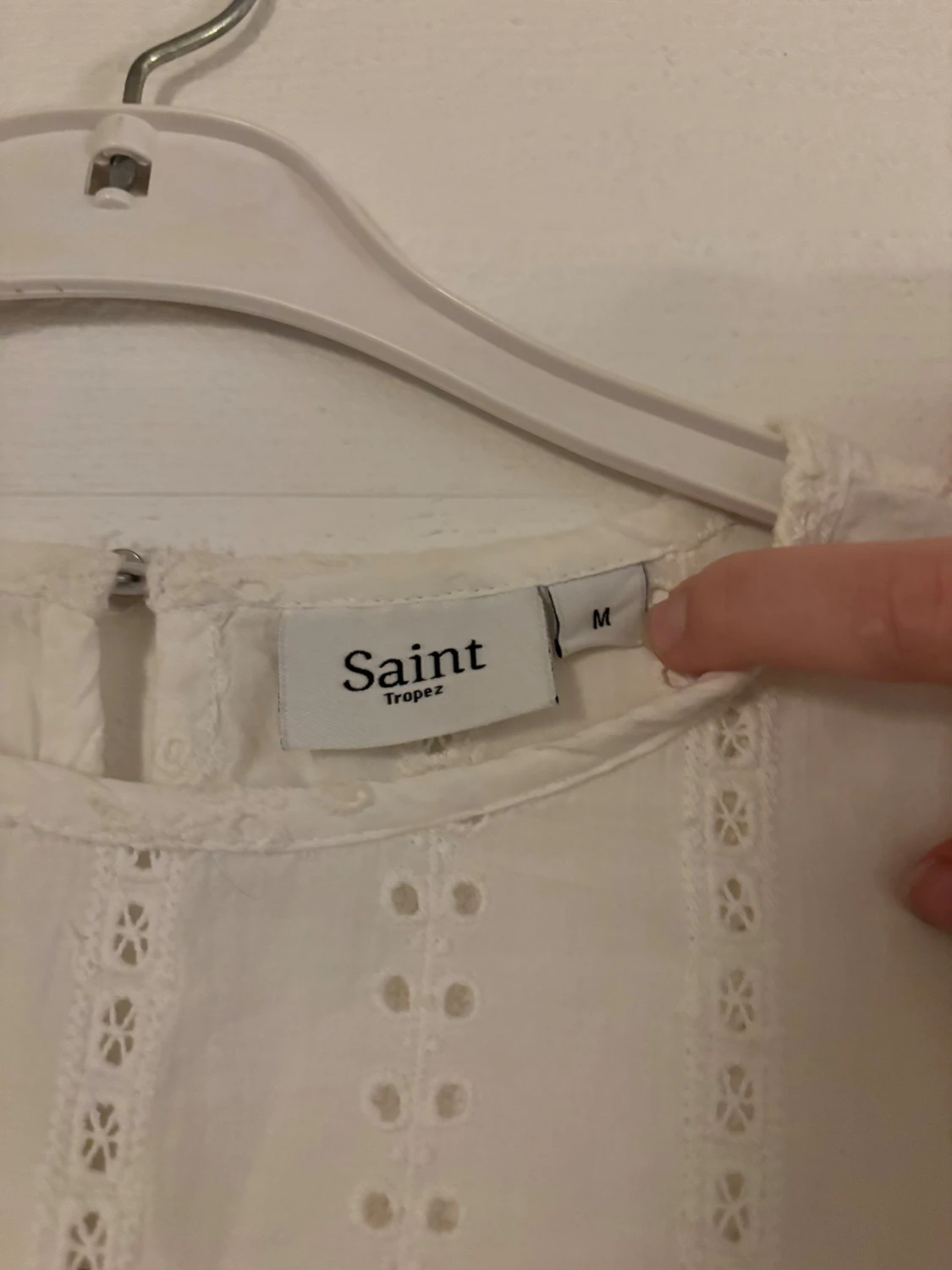 Vit spetsblus från Saint Tropez - 1