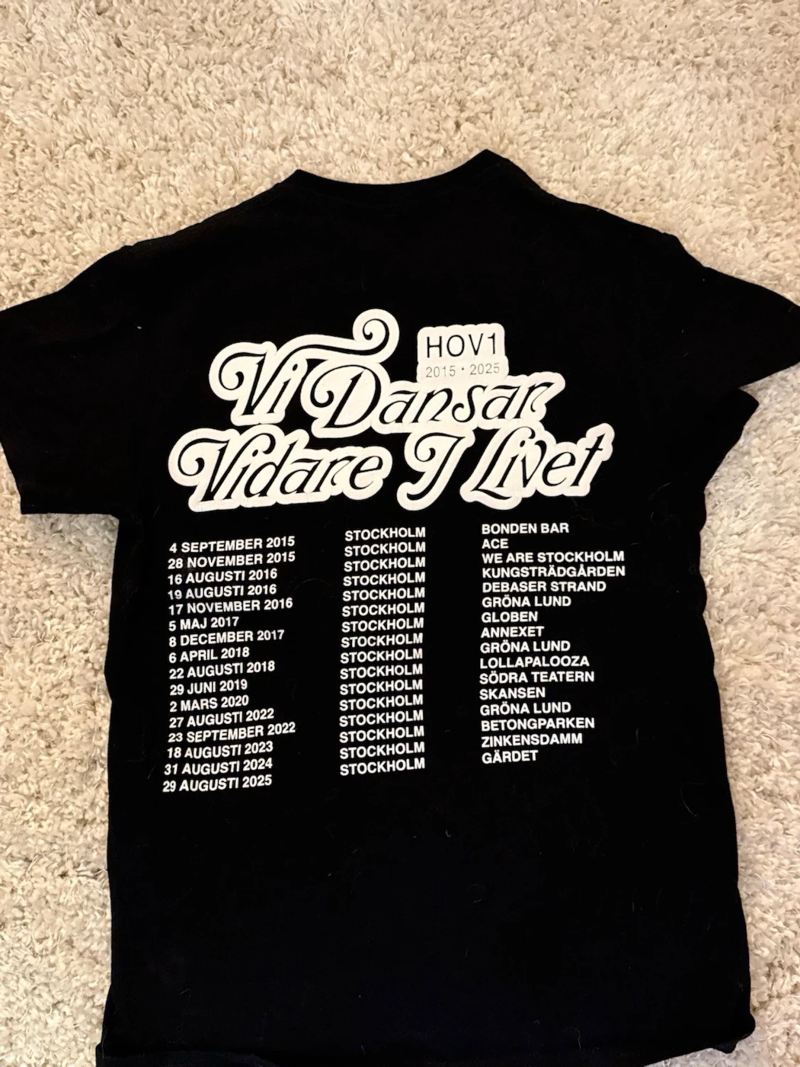 Svart Hov1 Stockholm t-shirt - 1