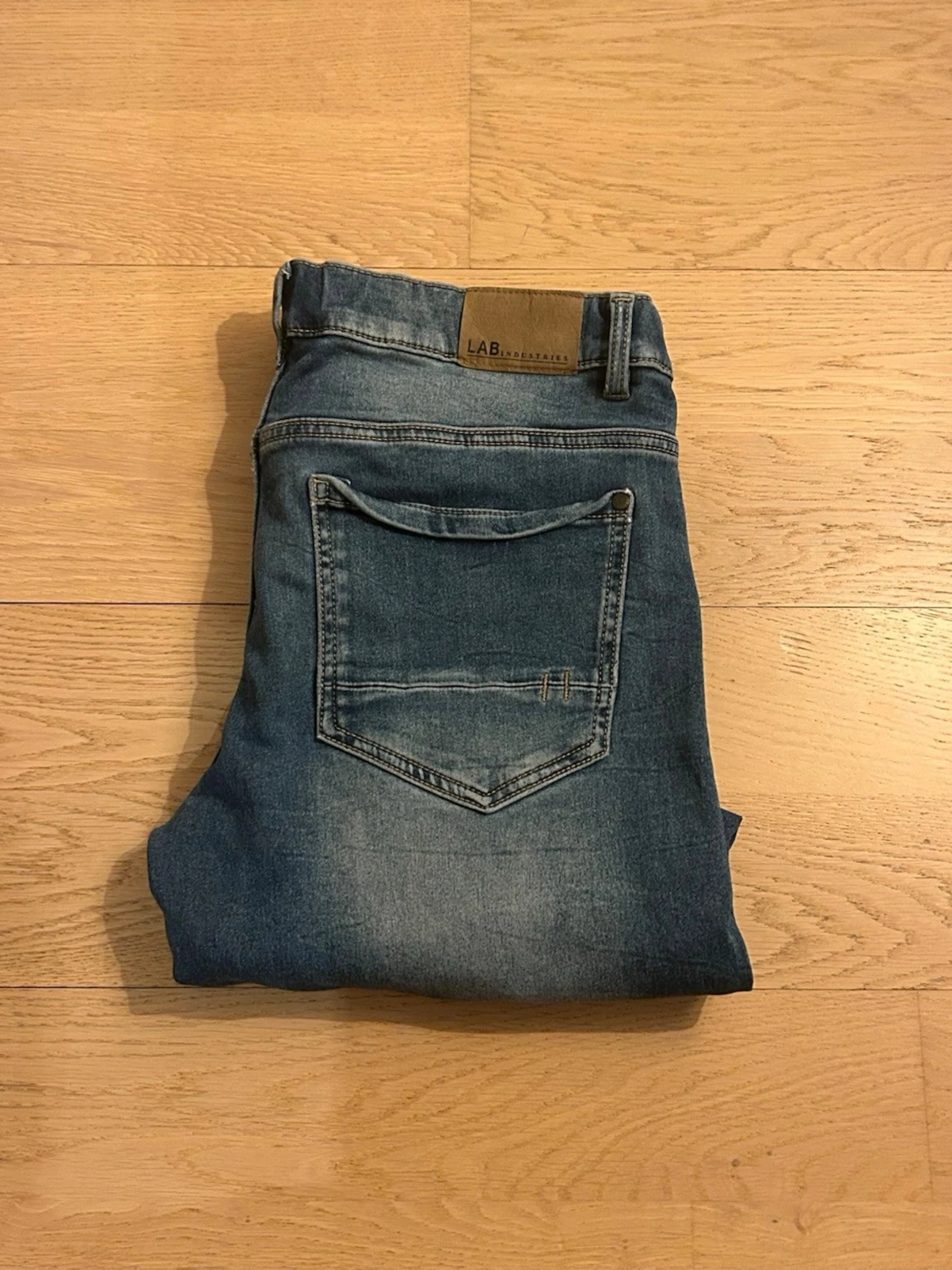 Blå raka jeans från Lab industries - 3